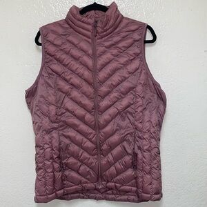 Dusty Rose/ Magenta Puffer vest
